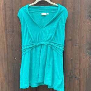 Cute Deletta sleeveless aqua green top Large